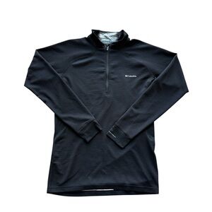 Mens Columbia Black Quarter-Zip Pullover